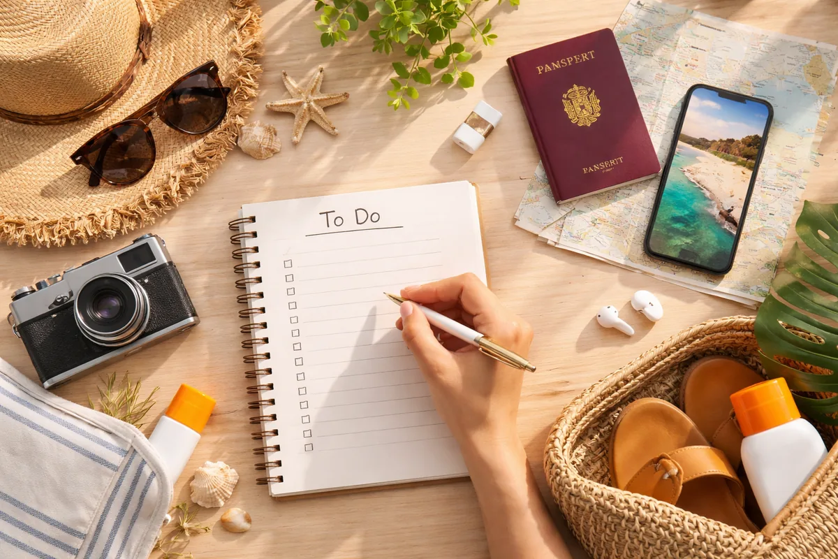 Comment établir une liste de choses à faire avant de partir en vacances